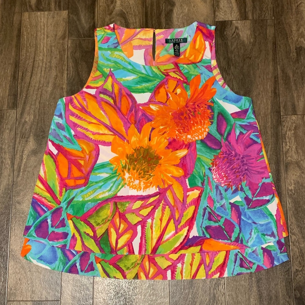 Tank Size M - Floral